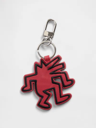 Gap Keith Haring Bag Charm In Red
