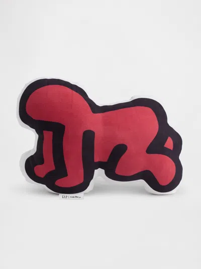 Gap Keith Haring Cushion In Red