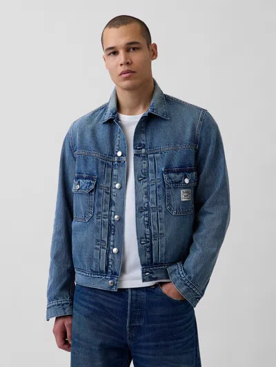 Gap Keith Haring Icon Denim Jacket In Blue