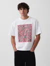 Gap Keith Haring Oversized Graphic T-shirt In White