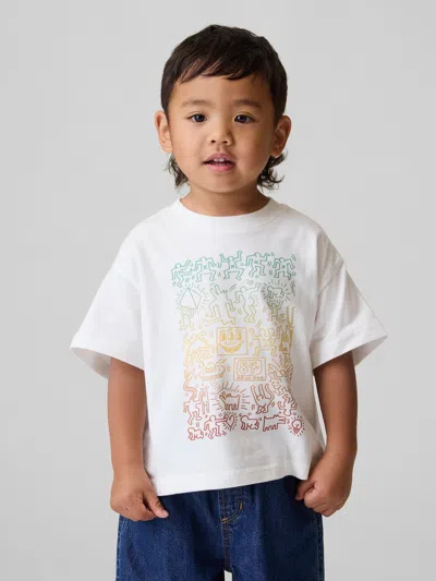 Gap Kids' Keith Haring Toddler Graphic T-shirt In White
