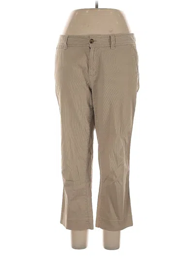 Pre-owned Gap Khaki Pant In Brown