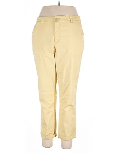Pre-owned Gap Khaki Pant In Gold