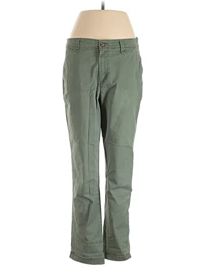 Pre-owned Gap Khaki Pant In Green