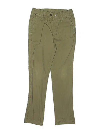 Pre-owned Gap Kids' Khaki Pant In Green