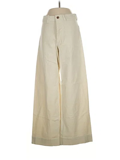 Pre-owned Gap Khaki Pant In Ivory