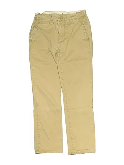 Pre-owned Gap Kids' Khaki Pant In Yellow