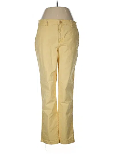 Pre-owned Gap Khaki Pant In Yellow