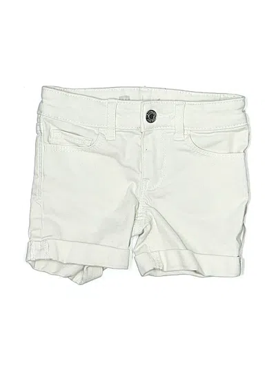 Pre-owned Gap Kids' Khaki Shorts In White