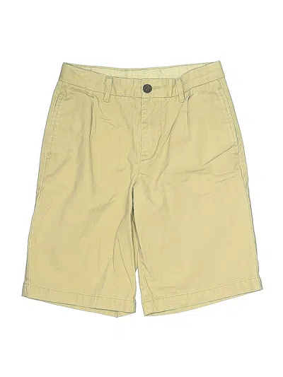 Pre-owned Gap Kids' Khaki Shorts In Yellow