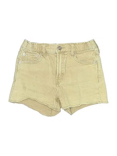 Pre-owned Gap Kids' Khaki Shorts In Yellow