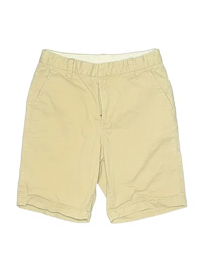 Pre-owned Gap Kids' Khaki Shorts In Yellow
