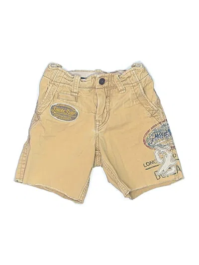 Pre-owned Gap Kids' Khaki Shorts In Yellow