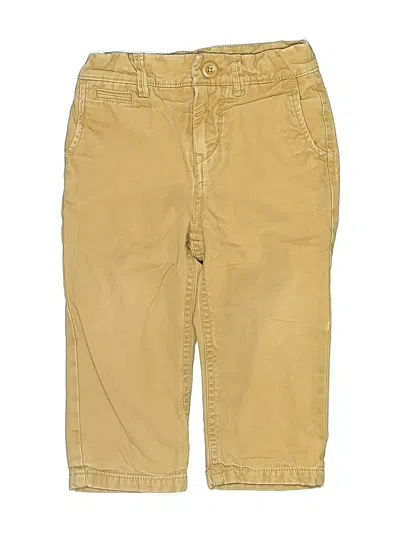 Pre-owned Gap Kids' Khakis In Yellow