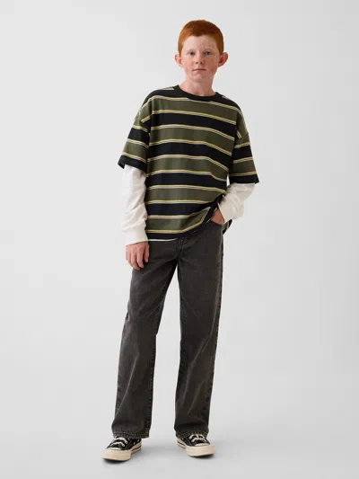Gap Kids '90s Loose Jeans In Black Wash