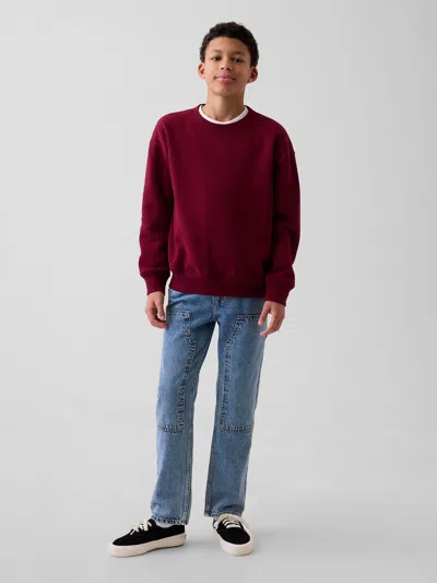 Gap Kids '90s Original Straight Carpenter Jeans In Medium Wash