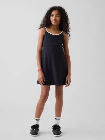 Gap Kids Athletic Tank Dress In Black