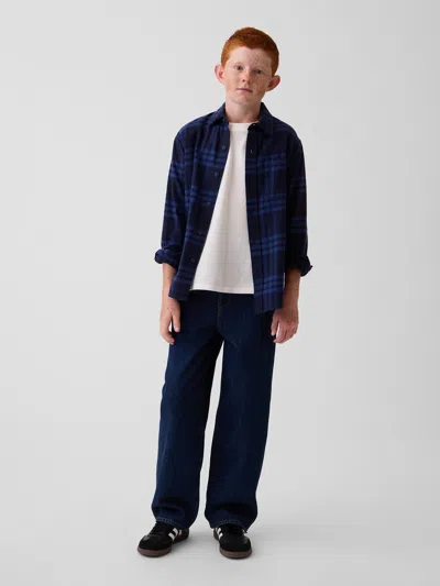Gap Kids Baggy Jeans In Dark Wash