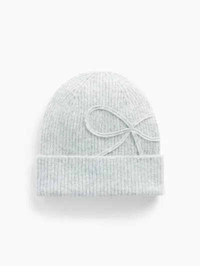 Gap Kids Bow Beanie In Gray