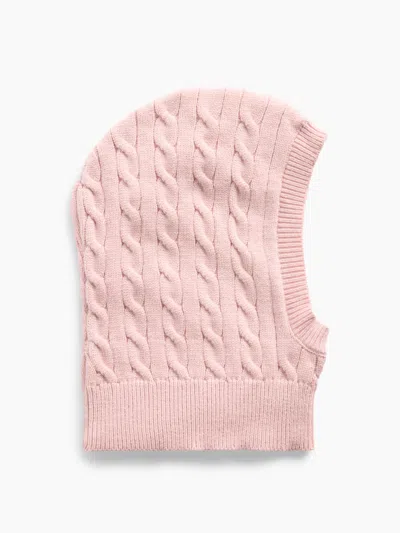 Gap Kids Cable-knit Hood In Pink