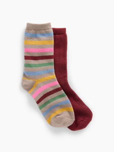 Gap Kids Cashsoft Crew Socks (2-pack) In Multi