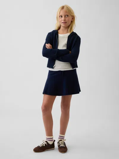 Gap Kids Cashsoft Sweater Skort In Blue