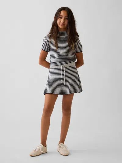 Gap Kids Cashsoft Sweater Skort In Blue