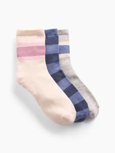 Gap Kids Colorblock Stripe Crew Socks (3-pack) In Multi