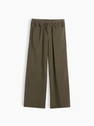 Gap Kids Corduroy Easy Wide-leg Pants In Green