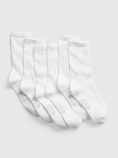 Gap Kids Crew Socks ( 3-pack) In White