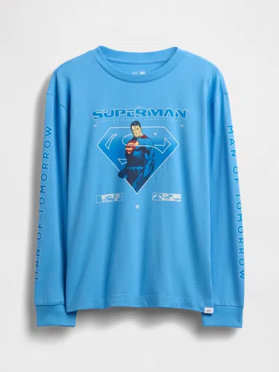 Gap Kids Dc™ Relaxed Graphic T-shirt In Beach Ball Blue