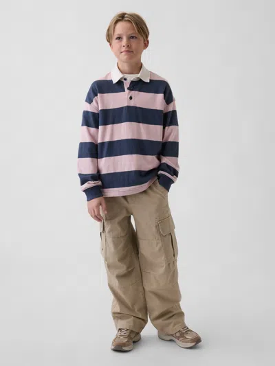 Gap Kids Easy Cargo Pants In Khaki