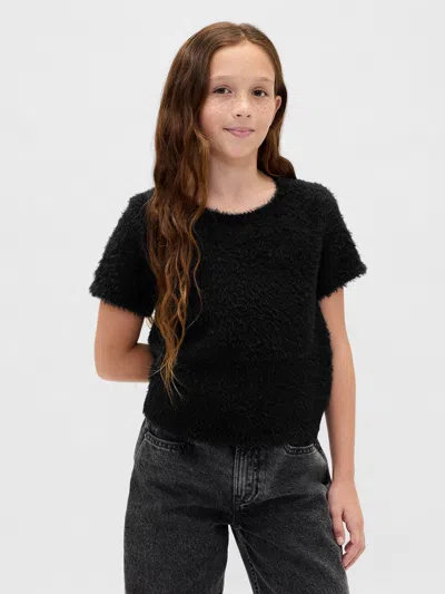 Gap Kids Eyelash Sweater In Black