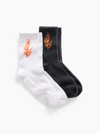 Gap Kids Flame Crew Socks (2-pack) In Multi