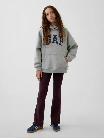 Gap Kids Flare Leggings In Bordeaux Red