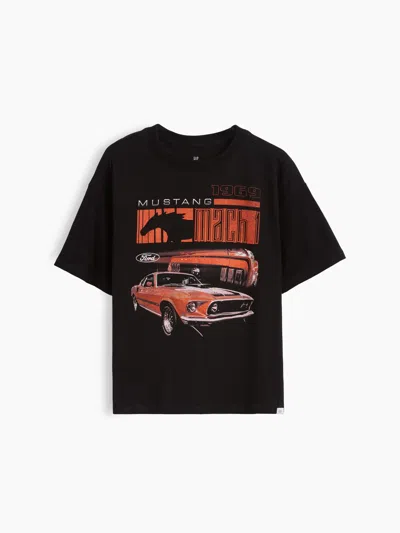 Gap Kids Formula 1 Oversized Graphic T-shirt In Black