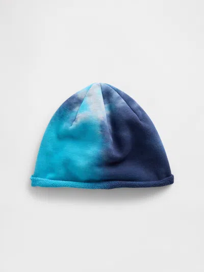 Gap Kids French Terry Beanie In Blue