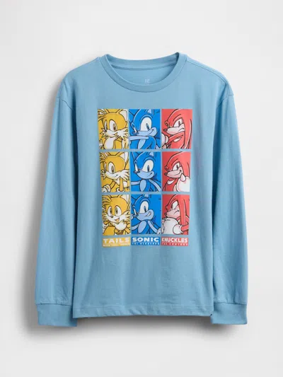 Gap Kids Gamer Graphic T-shirt In Blue Stone