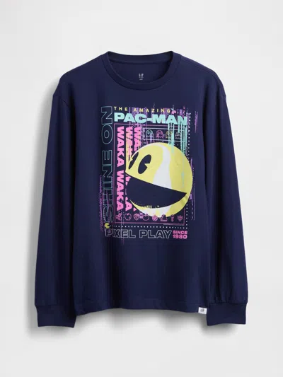 Gap Kids Gamer Graphic T-shirt In Vintage Games Navy