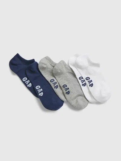 Gap Kids  Logo No-show Socks (3-pack) In Multi