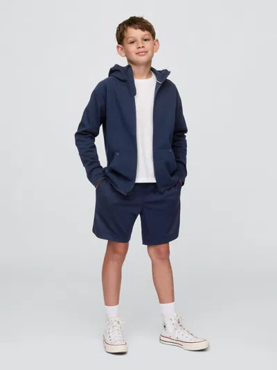 Gap Kids Fit 6" Recycled Mesh Easy Shorts In Blue