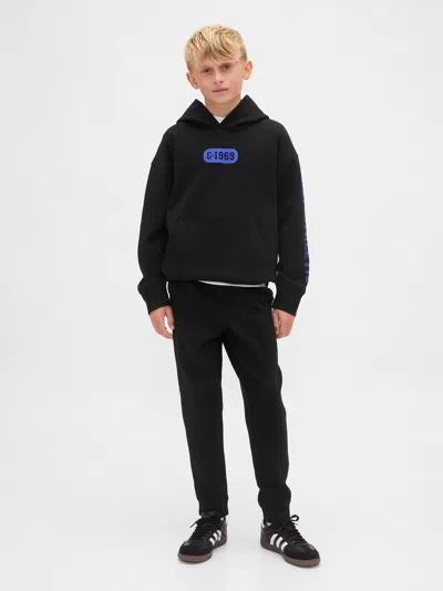 Gap Kids Fit Tech Quick-dry Joggers In Black