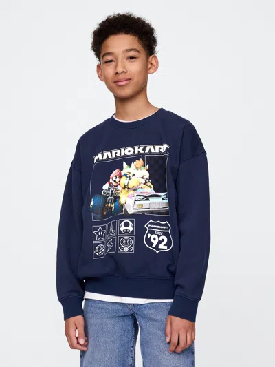 Gap Kids Graphic Sweatshirt In Grey