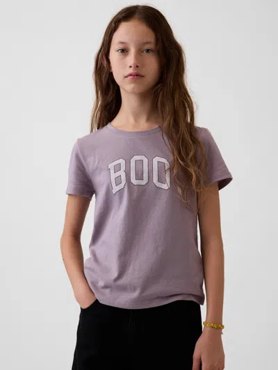 Gap Kids Graphic T-shirt In Dusty Mauve
