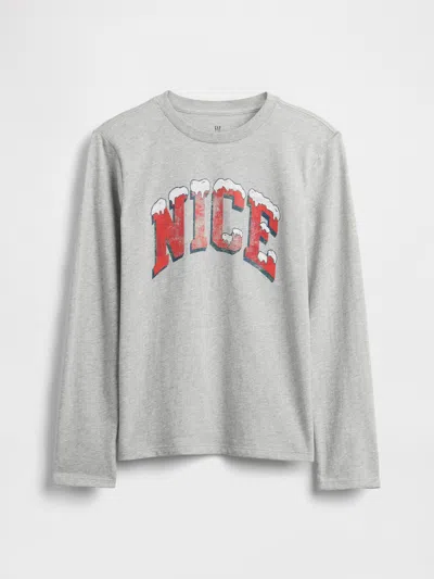 Gap Kids Graphic T-shirt In Grey