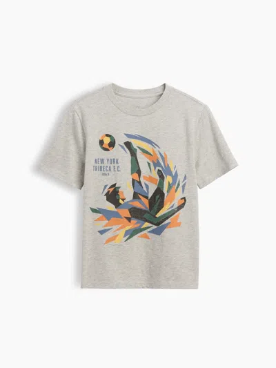 Gap Kids Graphic T-shirt In Ny Gray Heather