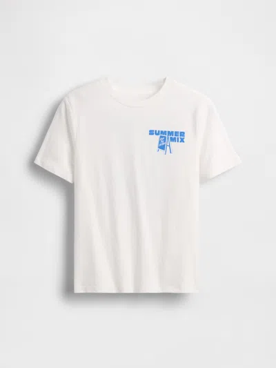 Gap Kids Graphic T-shirt In Off White