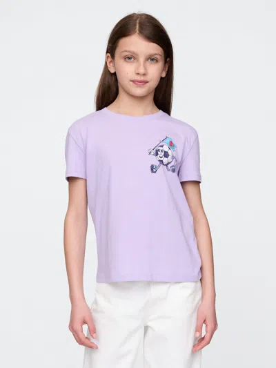 Gap Kids Graphic T-shirt In Orchid