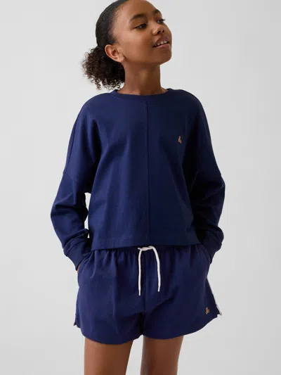 Gap Kids Heavyweight Oversized Seam T-shirt In Purple