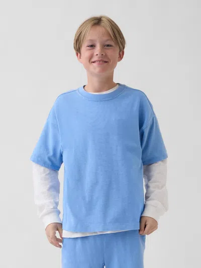 Gap Kids Heavyweight T-shirt In Blue